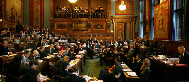Salle du Conseil de Paris, Hotel de Ville