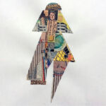 Speculative Costumes for a Science Fiction Space Opera (Black portfolio with 22 collages) - Joshua Rios